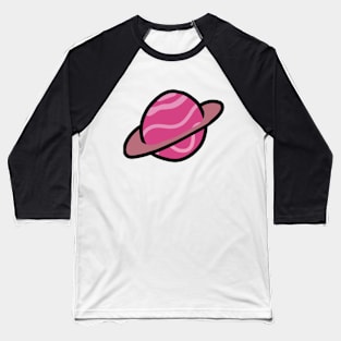 Pink Planet Baseball T-Shirt